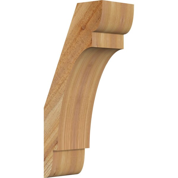 Ekena Millwork 6"W x 10"D x 22"H Olympic Rough Sawn Knee Brace, Western Red Cedar BRC06X10X22OLY00RWR - main